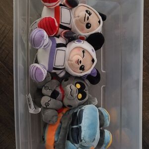 Plush Space Adventure Set - Red, Purple, Gray